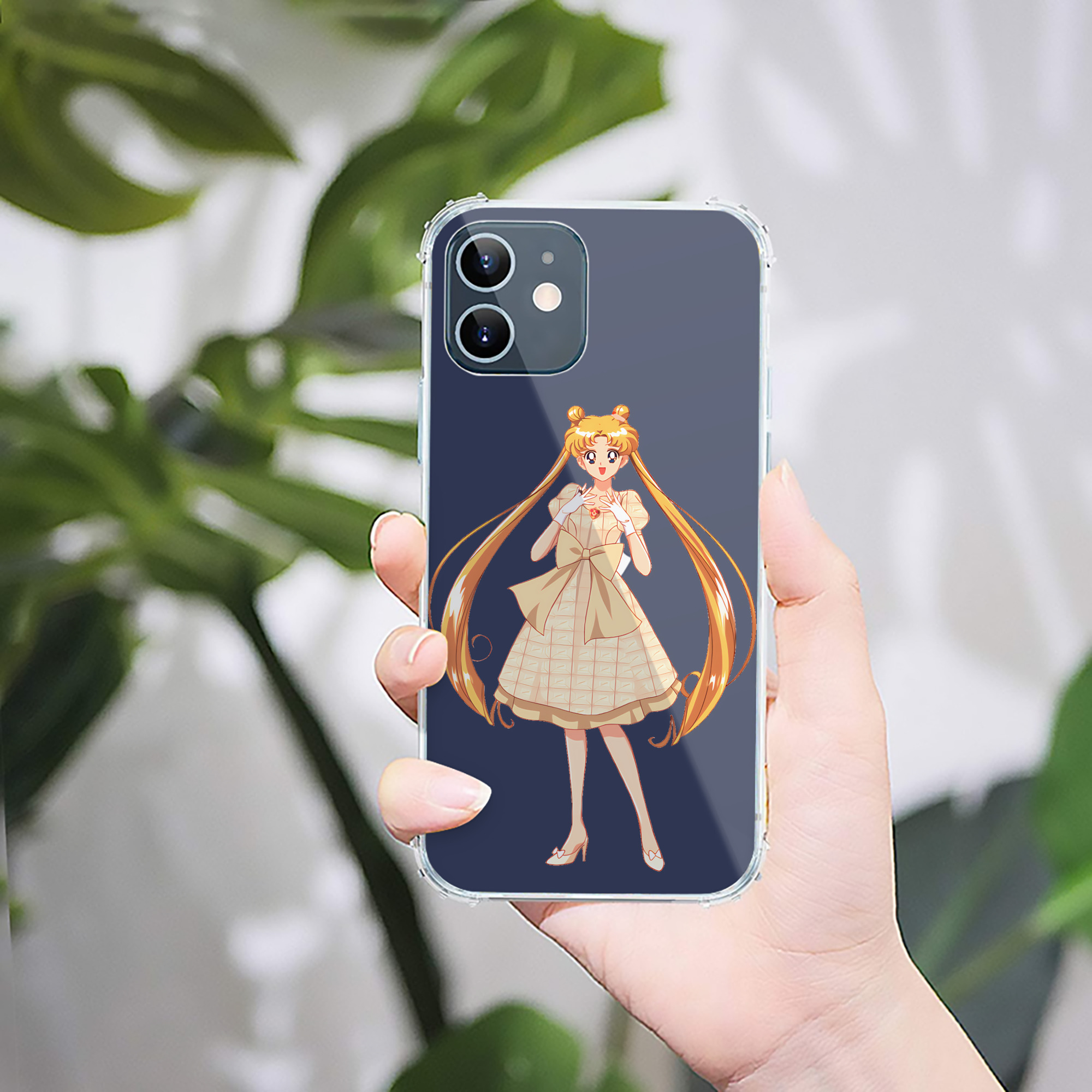 （画像用） 美少女戦士セーラームーン 愛野 美奈子 あいの みなこ Sailor Moon Aino Minako 【iPhone 12シリーズ対応】透明スマホケース（クリアソフトケース）